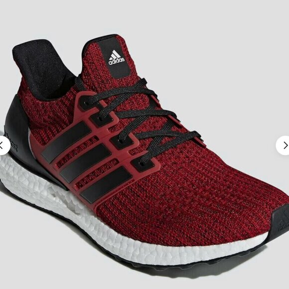 NEW Adidas Ultraboost 4.0 Power Red Core Black Size 10 US 9.5 UK 44 EUR EE3703